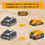 Ingco 20V, 50W Fast Intelligent Charger - Image 2