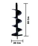 Auger Bit For Earth Auger, 8 Inch, 20 x 80 Cm