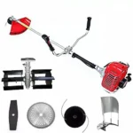 Heavy Duty Petrol Brush Cutter, Grass Cutter with 52cc with Tiller Attachments - Image 4