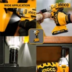 Ingco Lithium-ion Cordless Impact Driver 1/4 inch - Image 4