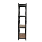 Fancy boltless Steel Rack 4 MDF Wood Shelves, 4feet 6inch(H) x 2feet(W) x 1feet(D) - Image 4