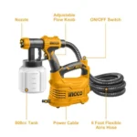 Ingco 500W HVLP Floor Based Spray Gun 800ml, SPG5008 - Image 2
