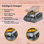 Ingco 20V, 50W Fast Intelligent Charger - Image 3