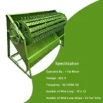 Paddy Rice Thresher Machine With 1 HP Motor - Image 2