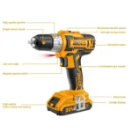 Ingco 10mm Cordless Drill Machine 20V, CDLI2002 - Image 2