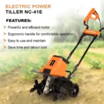 Neptune 1500W Electric Mini Tiller Weeder for Garden Purpose, NC-41E - Image 5