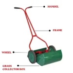 Made in India 14 Inch Steel Frame Push Mower - Image 2