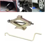 Titan 1 Ton Car Scissor Jack With Handle - Image 3