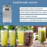 Heavy Duty Neptune - 750 W Stainless Steel Electric Sugarcane Juice Machine - Image 4
