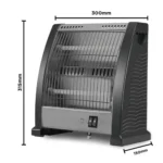 Comfy 2000Watt Rod Electric Room Heater - Image 3