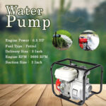 Mecstroke 3inch Petrol Water Pump 6.5HP, 4 Stroke - Image 6