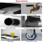 Heavy Duty Stainless Steel Electric Sugarcane Juice Machine - Image 2
