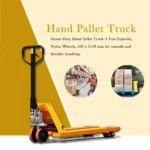 Heavy Duty Hand Pallet Truck with 3 Ton Capacity, Nylon Wheels 550 x 1150 mm - Image 3