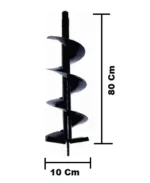 Auger Bit For Earth Auger Machine, 4 Inch, 10 x 80 Cm