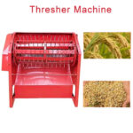 Paddle Paddy Thresher with Double Gear Wooden Strip - Image 2