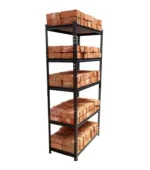 Fancy boltless Steel Rack 5 Shelves, 6'(H) x 3'(W) x 1'6inch(D) - Image 2