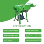 Premium Chaff Cutter 600 kg/Hr with 3HP Crompton Motor - Image 2