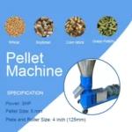 Pellet Machine 3HP Single Phase 50 to 80KG per hour - Image 2