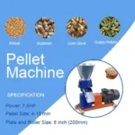 Pellet Machine 7.5HP Capacity 200KG Per Hour - Image 3