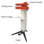 Sepack Manual Foot Operated Impulse Sealer Machine 200x3mm - Image 2