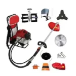 Backpack Petrol Brush Cutter, 2 Stroke 52cc With Tiller Attachment