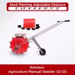 Balwaan Agriculture Manual Hand Push Seeder (Model S-12) – Adjustable Plant Spacing