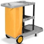 Commercial Medium Size Mopping Service Trolley Janitorial Cart