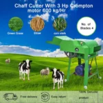 Premium Chaff Cutter 600 kg/Hr with 3HP Crompton Motor - Image 3