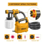 Ingco 500W HVLP Floor Based Spray Gun 800ml, SPG5008 - Image 3