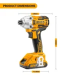 Ingco Lithium-ion Cordless Impact Driver 1/4 inch - Image 3