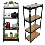 Fancy boltless laminated Steel Rack 4 Shelves, 4'6inch(H) x 2'(W) x 1'(D)