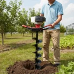 Heavy Duty 52CC 2Stroke Earth Auger Machine with 4inch Auger Bit - Image 3