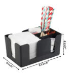 Airdue Set of 3 Plastic Bar Caddy Organizers - Image 2