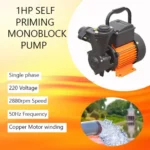 1HP Self Priming Monoblock Pump 1 x 1 inch, Copper Winding - Image 4