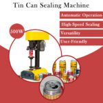 High-Performance Semi-Automatic Tin Can Sealing Machine 500W - Image 3