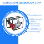 GT Shakti 3inch Agricultural Petrol Water Pump 6.5HP, 4 Stroke - Image 4
