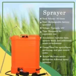 High Quality 16L 12/12 Knapsack Battery Sprayer - Image 3