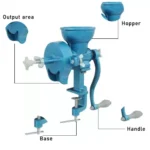Kalsi Hand Operated Pithi Grinder No 8 Heavy Duty - Image 2