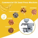 Commercial Oil Seed Press Machine 1.5HP - Image 4